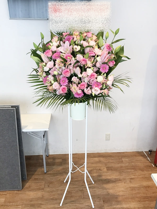 ピンク系 スタンド花1段 soran-st1002