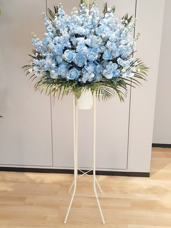 水色系 スタンド花1段 soran-st1010